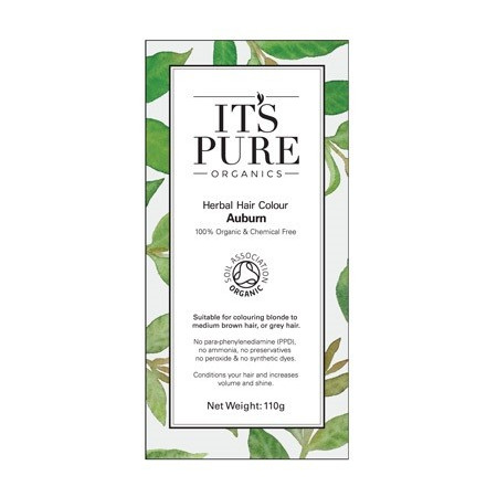 Βιολογική φυτική βαφή μαλλιών - Πυρόξανθο | Auburn - Organic Herbal hair Colour