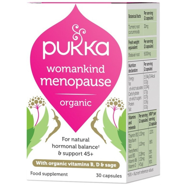 Οργανικό Συμπλ. για την Εμμηνόπαυσης | Womankind Menopause | 30caps