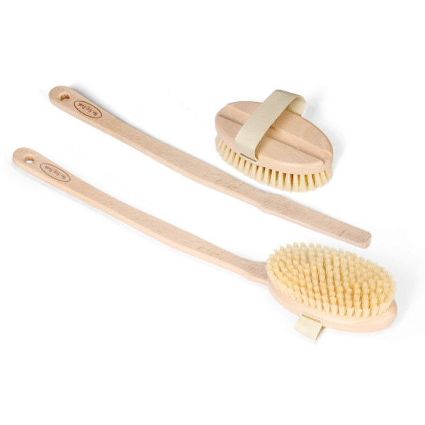 Βούρτσα σώματος με φυσική τρίχα | Natural Bristle Body Brush (soft)