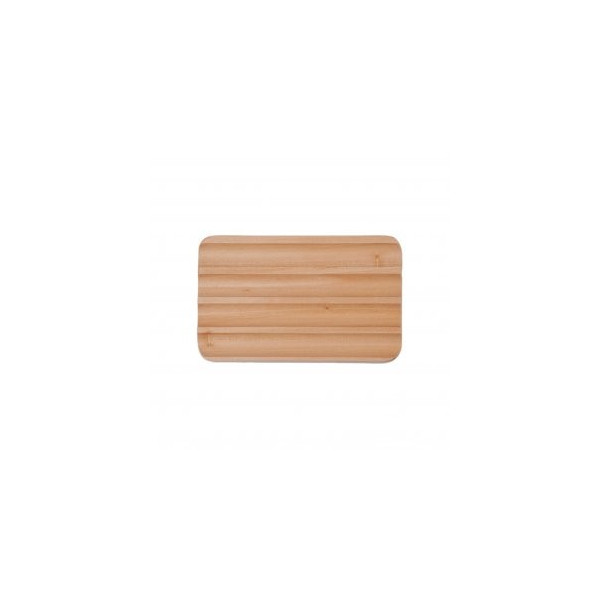Beech Wood Ridged Soap Dish|Σκαλιστή Σαπουνοθήκη από ξύλο οξειάς