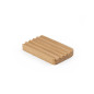 Beech Wood Ridged Soap Dish|Σκαλιστή Σαπουνοθήκη από ξύλο οξειάς