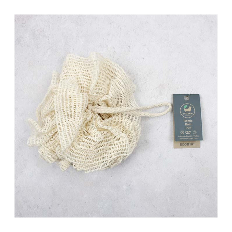 Σφουγγάρι μπάνιου από ραμί | Ramie Bath Puff Σφουγγάρι μπάνιου από ραμί | Ramie Bath Puff