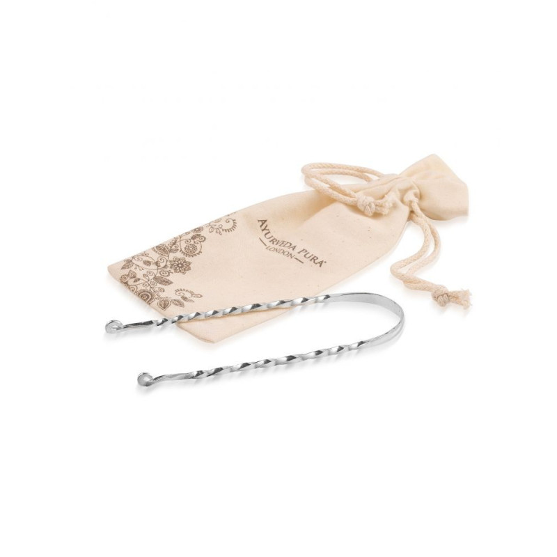 Για τον Καθαρισμό της Γλώσσας Ασημένιο | 100% Sterling Silver Tongue Cleaner Για τον Καθαρισμό της Γλώσσας Ασημένιο | 100% Sterling Silver Tongue Cleaner