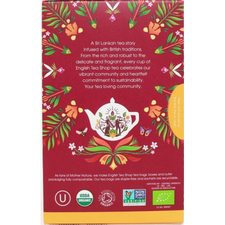 Μαύρο Τσάι με Τζίντζερ και Ροδάνικο | Black Tea & Ginger with Peach | 20 φακ.