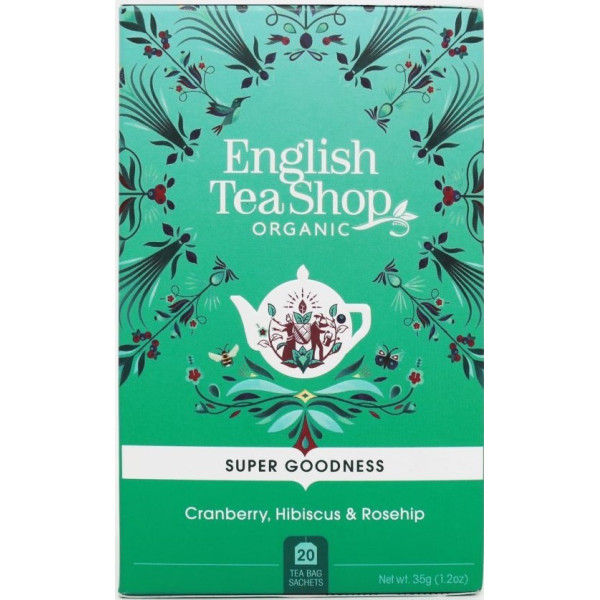 Βιολογικό Τσάι - Κράνμπερι, Ιβίσκο, RoseHip | Cranberry, Hibiscus & Rosehip | 20 Φακ.