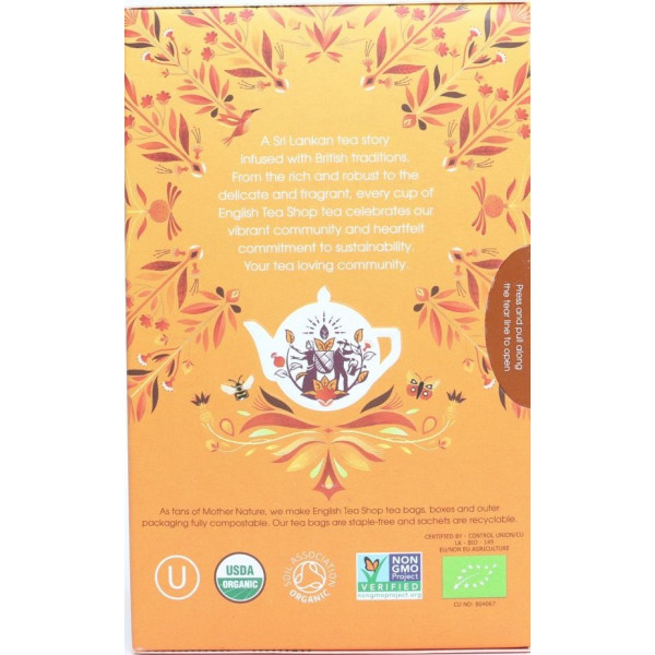 Πράσινο Ρόιμπος, Ρόδι & Μύρτιλο | Green Rooibos, Pomegranate & Blueberry |20 Φακ.