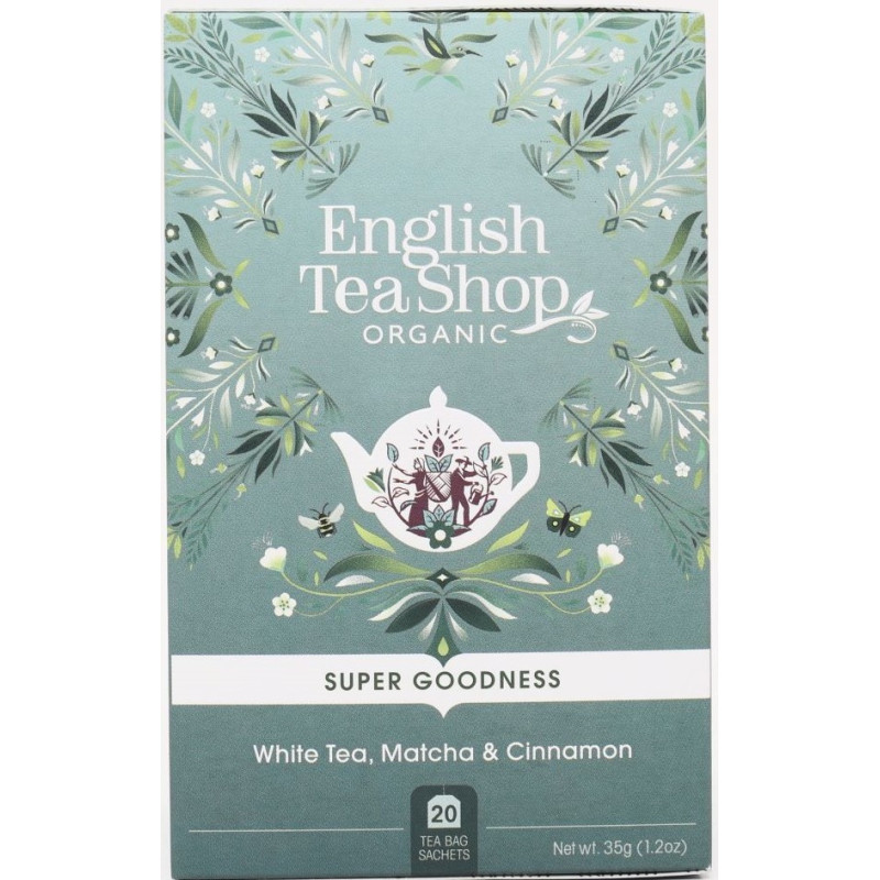 Λευκό Τσάι, Matcha & Κανέλα | Org. White Tea, Matcha & Cinnamon | 20 Φακ.