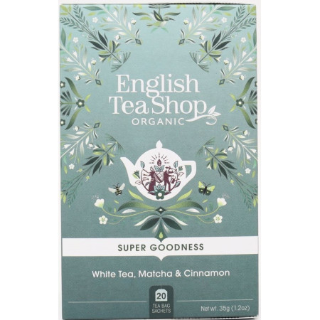 Λευκό Τσάι, Matcha & Κανέλα | Org. White Tea, Matcha & Cinnamon | 20 Φακ.
