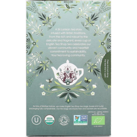 Λευκό Τσάι, Matcha & Κανέλα | Org. White Tea, Matcha & Cinnamon | 20 Φακ.