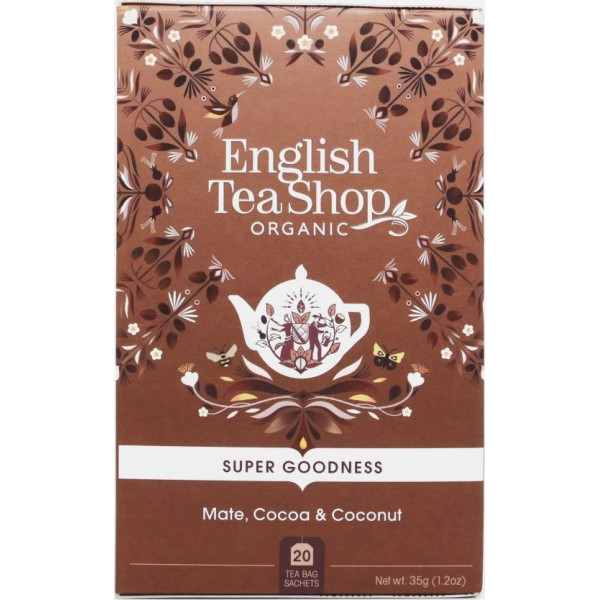 Βιολογικό Τσάι - Με Ματέ, Κακάο & Γλυκόριζα | Org. Mate, Cocoa & Coconut | 20 Φακ.