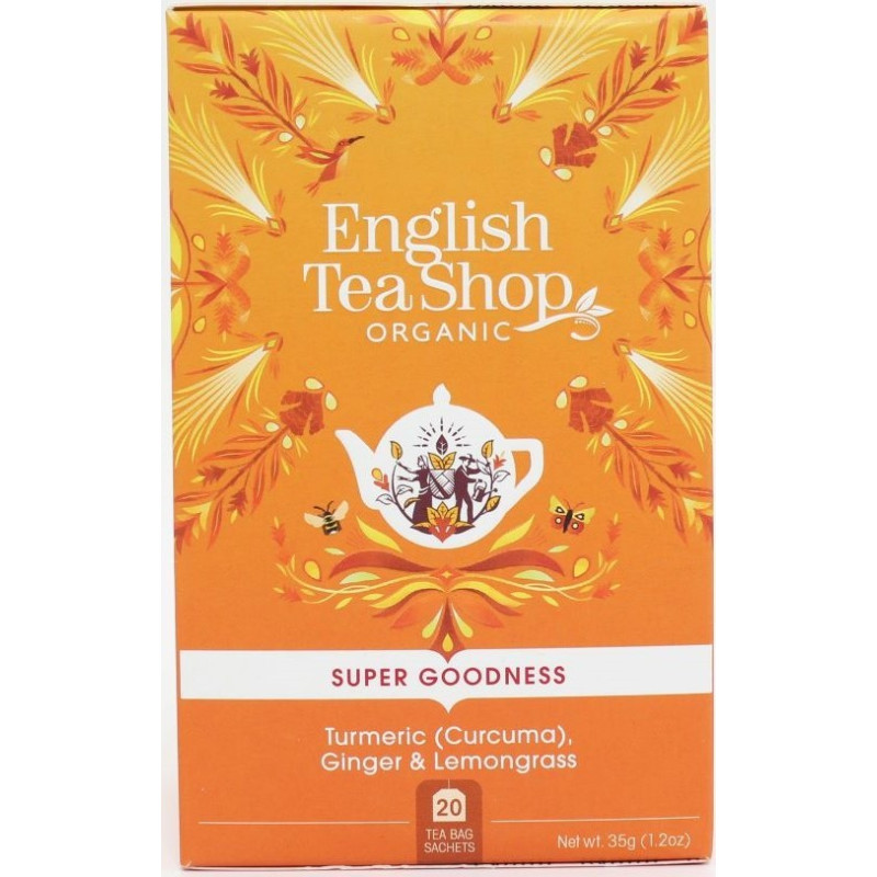 Κουρκουμά, Τζίντζερ & Λεμονόχορτο | Org. Turmeric, Ginger & Lemongrass | 20 Φακ.