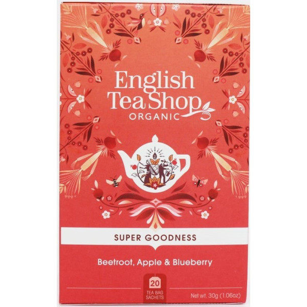 Βιολογικό Τσάι με Παντζάρι, Μήλο & Μύρτιλο | Org. Beetroot, Apple & Blueberry | 20