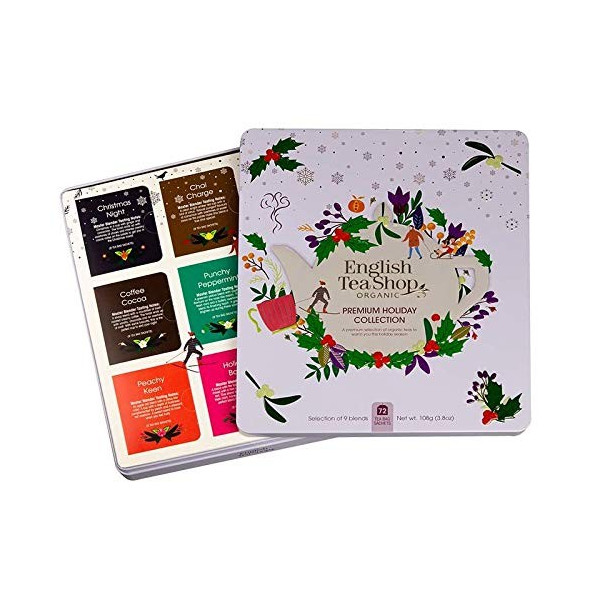 Συλλογή Χριστουγέννων | Premium Holiday Collection White Gift Tin 72 Tea Bag | 72 φακελάκια