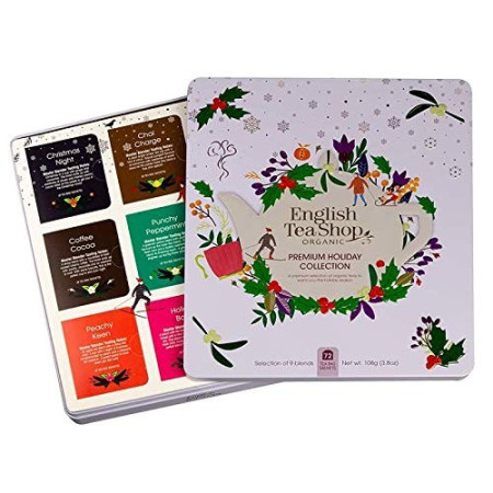 Συλλογή Χριστουγέννων | Premium Holiday Collection White Gift Tin 72 Tea Bag | 72 φακελάκια