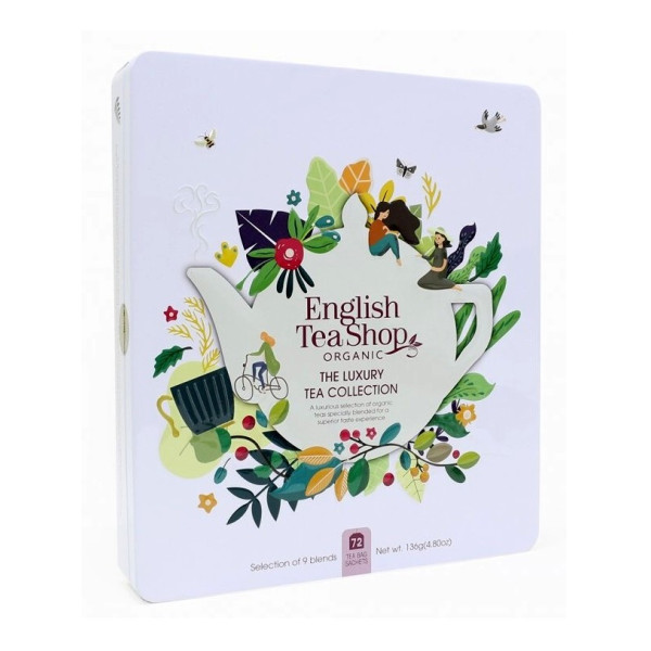 Συλλογή Χριστουγέννων | Luxury Holiday Collection White Gift Tin 72 Tea Bag | 72 φακελάκια