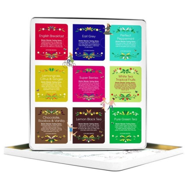 Συλλογή με 72 τεμ. Τσαγιών | Org. Assorted Union Jack Gift Tin Luxury Collection Union - 72 tea bags