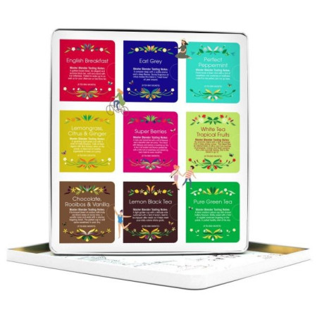 Συλλογή με 72 τεμ. Τσαγιών | Org. Assorted Union Jack Gift Tin Luxury Collection Union - 72 tea bags