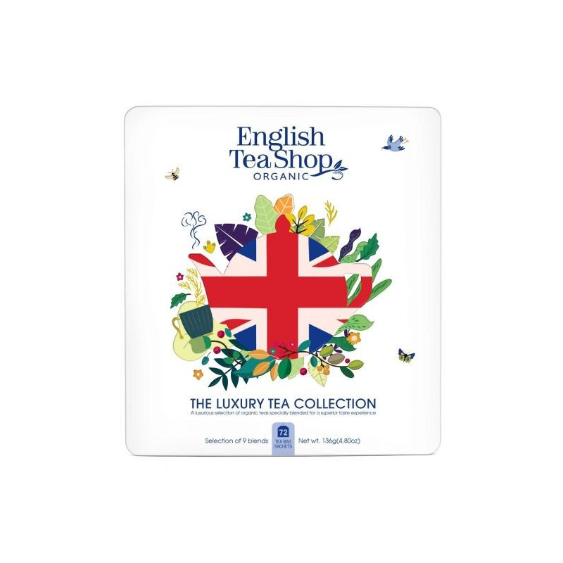 Συλλογή με 72 τεμ. Τσαγιών | Org. Assorted Union Jack Gift Tin Luxury Collection Union - 72 tea bags