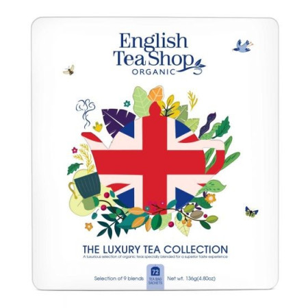 Συλλογή με 72 τεμ. Τσαγιών | Org. Assorted Union Jack Gift Tin Luxury Collection Union - 72 tea bags