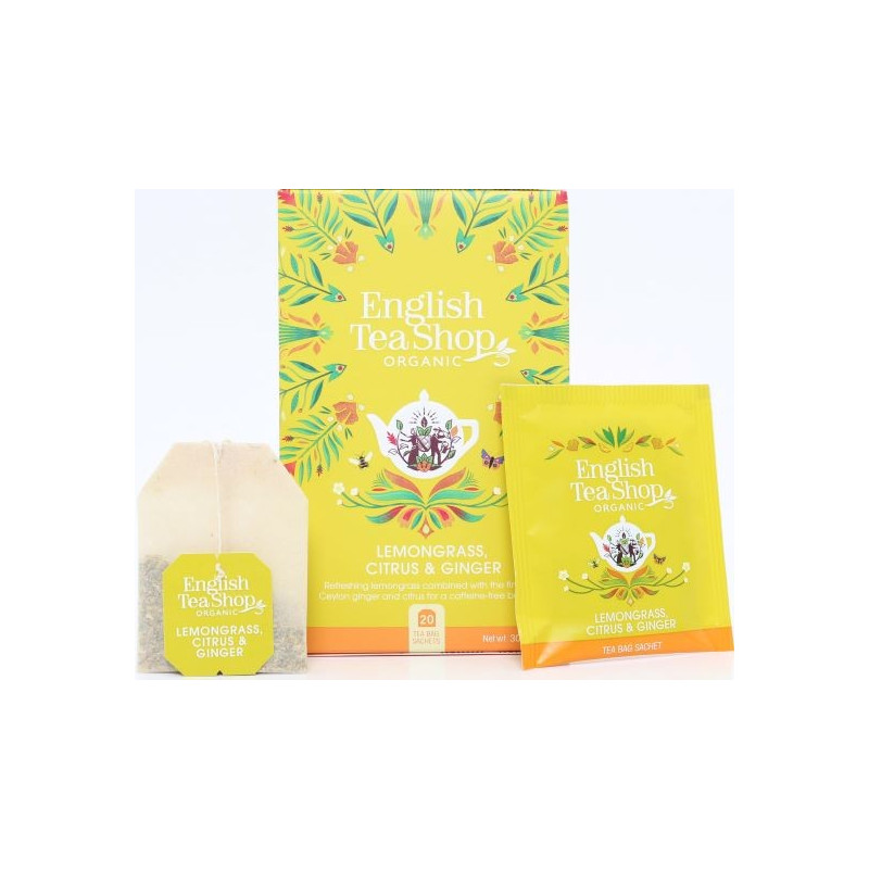 Λεμονόχορτο, Τζίντζερ & Κιτροειδή | Org. Lemongrass, Ginger and Citrus Fruits