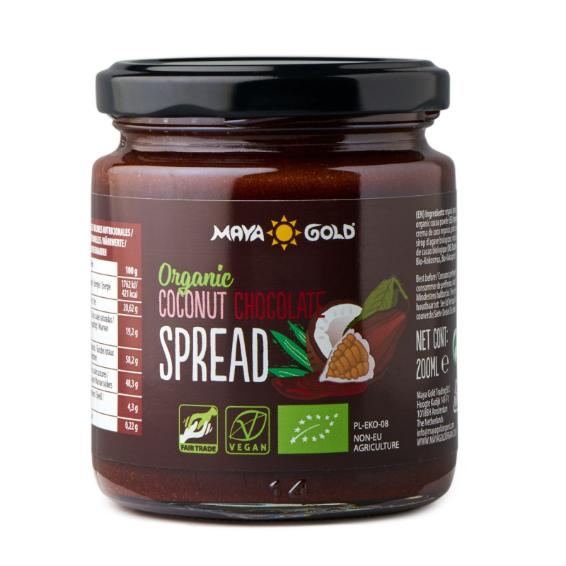 Βιολογικό Αλειμμα Σοκολάτας & Καρύδας | Organic Coconut Chocolate Spread | 200ml