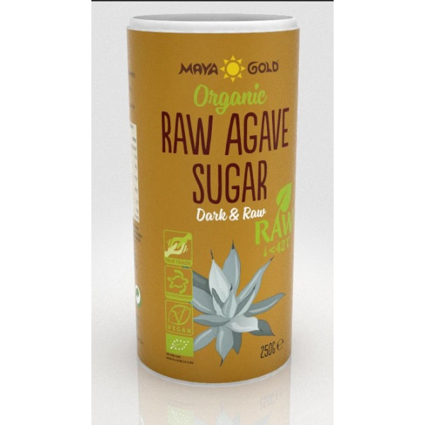 Βιολογική Ακατέργαστη Ζάχαρη Αγαύης |Organic Raw Agave Sugar | 250gr