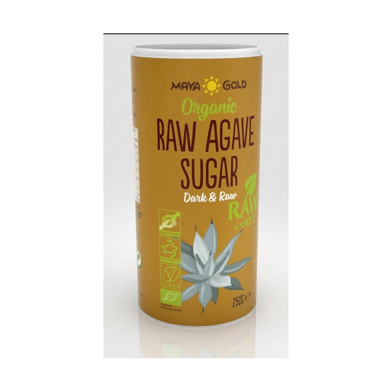 Βιολογική Ακατέργαστη Ζάχαρη Αγαύης |Organic Raw Agave Sugar | 250gr
