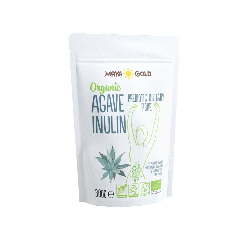 Βιολογική Ινουλίνη Αγαυής | Organic Agave Inulin | 300gr Σακούλα