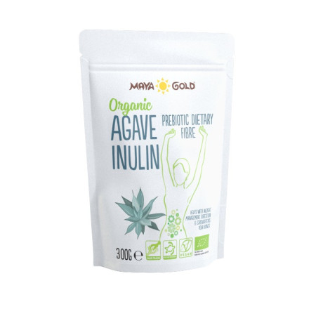 Βιολογική Ινουλίνη Αγαυής | Organic Agave Inulin | 300gr Σακούλα