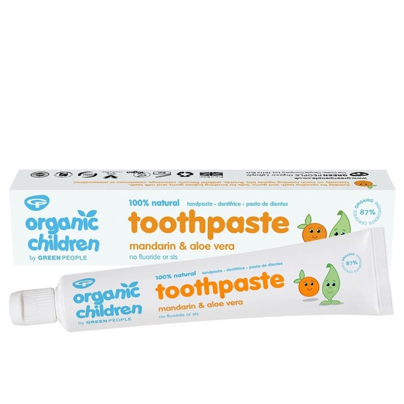Παιδική Οδοντόπαστα με Μανταρίνι & Αλόη | Organic Children Mandarin & Aloe Vera Toothpaste | 50ml Παιδική Οδοντόπαστα με Μανταρίνι & Αλόη | Organic Children Mandarin & Aloe Vera Toothpaste | 50ml