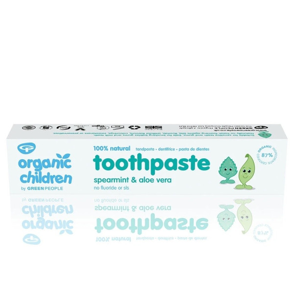 Παιδική Οδοντόπαστα με Δυόσμο & Αλόη | Organic Children Spearmint & Aloe Vera Toothpaste | 50ml