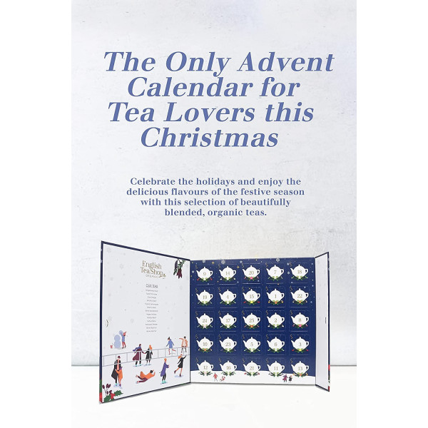 Συλλογή Χριστουγέννων | Org. Book Style Christmas Night Advent Calendar Blue | 25 Φακελάκια