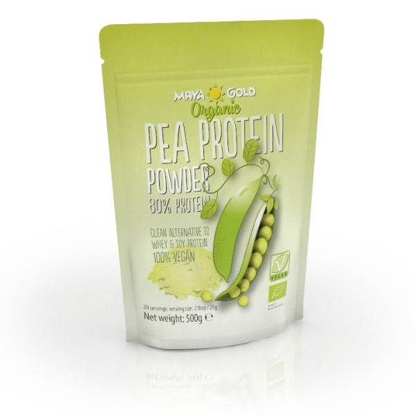 Βιολογική Πρωτεΐνη Αρακά | Organic Pea Protein Powder | 500gr