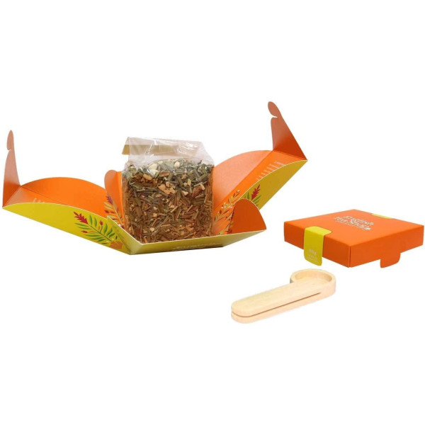 Κουτί με Λεμονόχορτο, Τζίντζερ & Πορτοκάλι Χύμα| Org. Lemongrass Ginger and Citrus Fruits Loose leaf Tea | 80gr