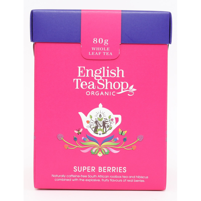 Κουτί με Μίξη Σούπερ Μούρων Χύμα Τσάι| Org. Superberries Loose Leaf Tea | 80gr