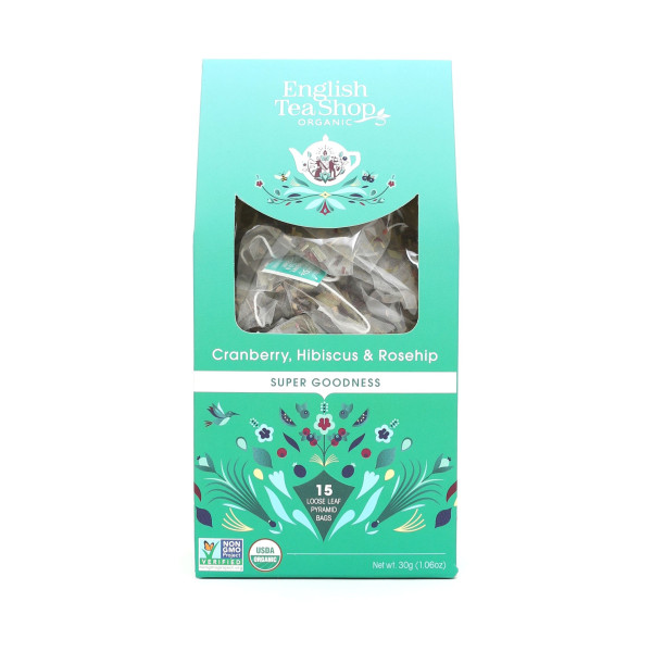 Κράνμπερι, Ιβίσκο, RoseHip | Cranberry, Hibiscus & Rosehip | 15pyramids