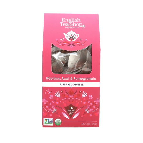 Ρόιμπος, Ακάι & Ρόδι | Org. Rooibos, Acai & Pomegranate | 15 pyramids