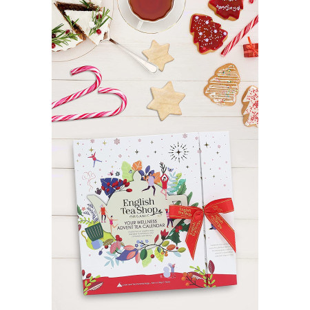 Συλλογή Χριστουγέννων | Organic Book Style White Advent Calendar | 25 pyramids