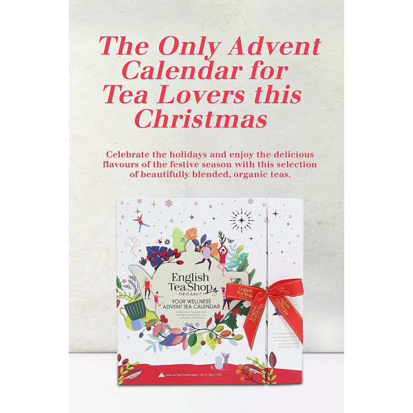 Συλλογή Χριστουγέννων | Organic Book Style White Advent Calendar | 25 pyramids