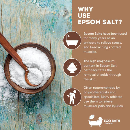 Αλατα Μπάνιου Επσον | Epsom Salt Bath Soak - Tube 1000gr