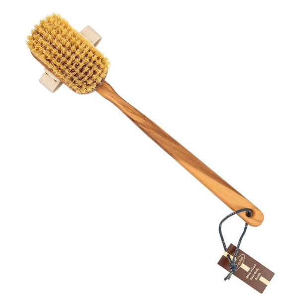 Πολυτελής Βούρτσα Πλάτης από Ξύλο Ελιάς