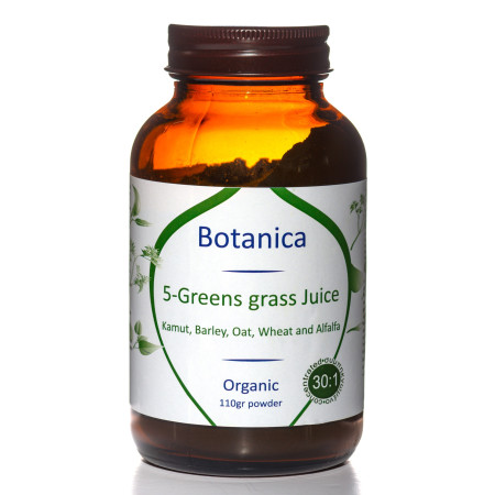 Botanica | Βιολογικός Χυμός 5 Πρασίνων σε Σκόνη | 110gr