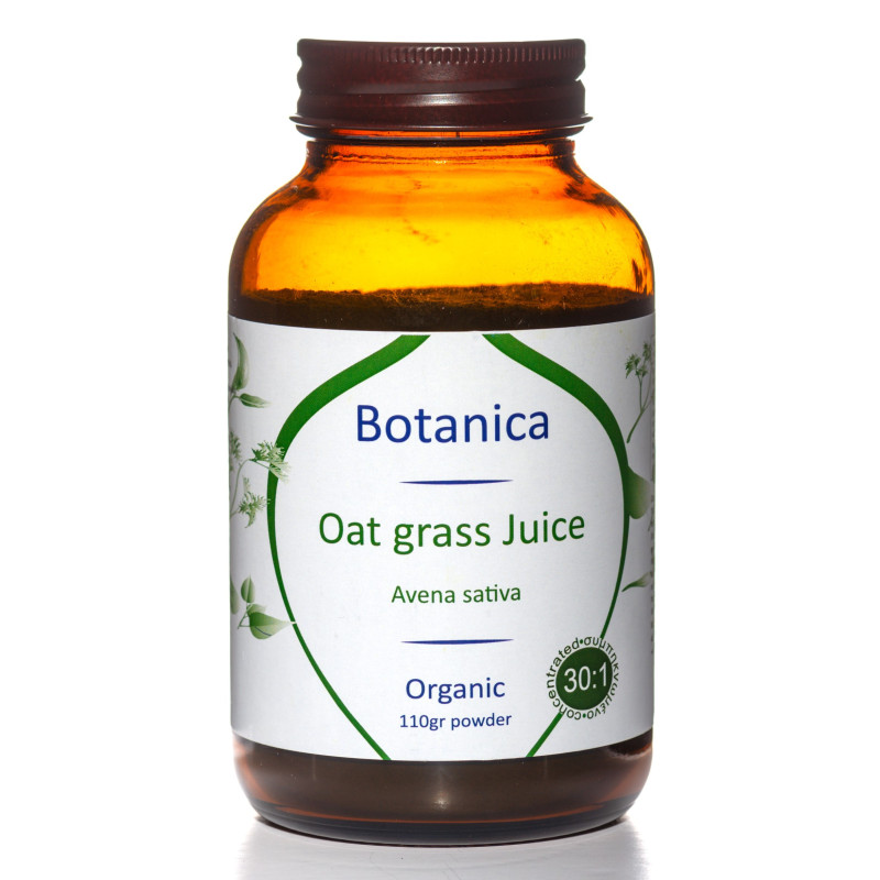 Botanica | Βιολογικός χυμός Χλόης Βρώμης Σκόνη 30:1 | 110gr Botanica | Βιολογικός χυμός Χλόης Βρώμης Σκόνη 30:1 | 110gr