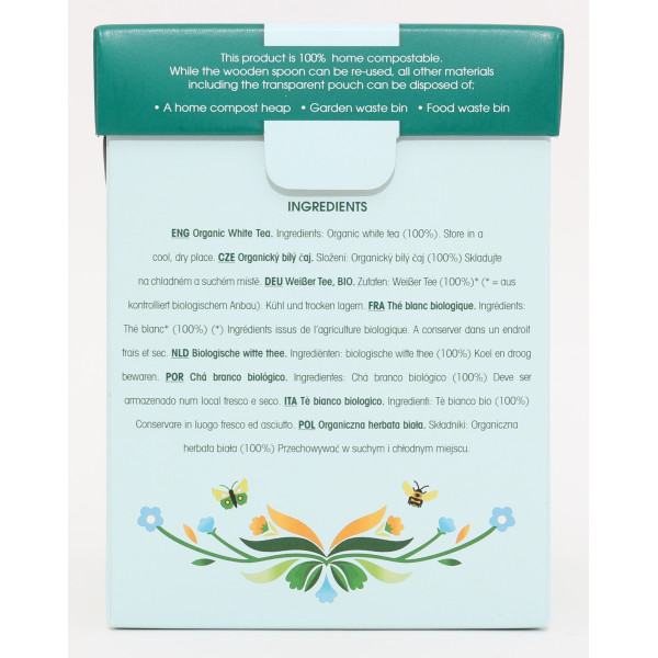 Κουτί με Άσπρο Τσάι | Org. Pure White Tea | 80gr
