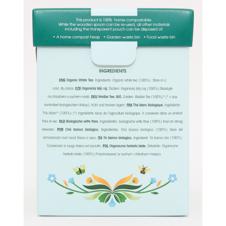 Κουτί με Άσπρο Τσάι | Org. Pure White Tea | 80gr