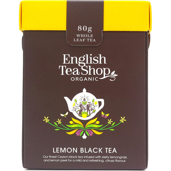 Κουτί με Μαύρο Τσάι & Λεμόνι | Org. Lemon Black Tea | 80gr