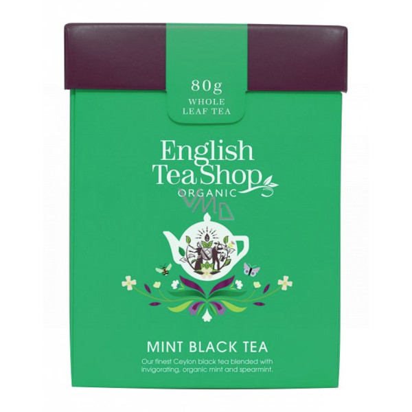 Κουτί με Μαύρο Τσάι με Μέντα| Org.Org. Mint Black Tea | 80gr