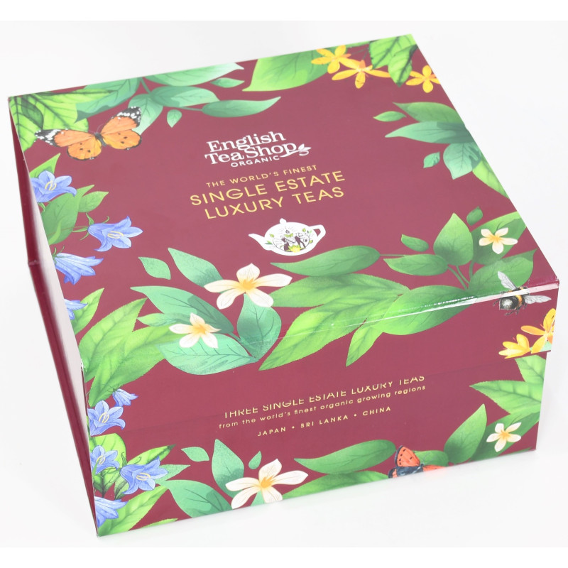 Πολυτελές κουτί δώρου με τρεις ποικιλίες τσάι Πολυτελές κουτί δώρου με τρεις ποικιλίες τσάι