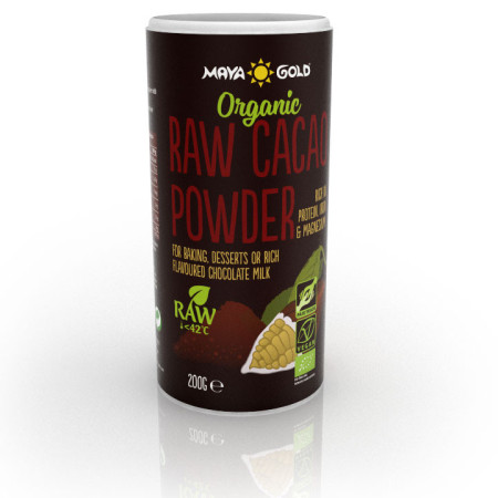 Βιολογική Ακατέργαστη Σκόνη Κακάο | Organic Raw Cacao Powder | 200gr