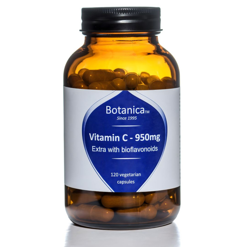 Botanica | Βιταμίνη C & Βιοφλαβονοειδή | 950mg | 120 veg. caps Botanica | Βιταμίνη C & Βιοφλαβονοειδή | 950mg | 120 veg. caps